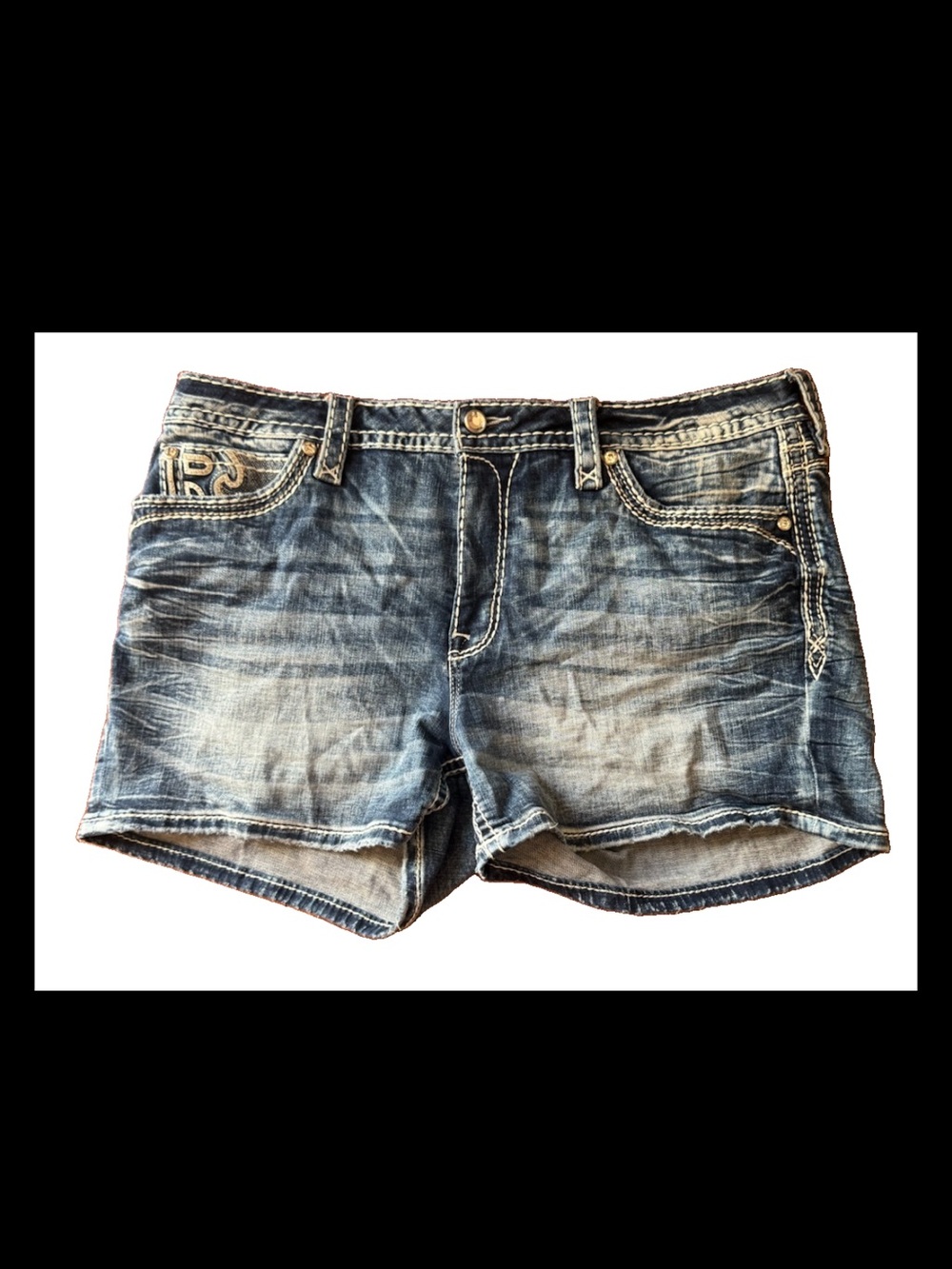 Rock Revival Semaj Easy Short Denim Women Shorts Size 34